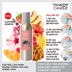 Tinh dầu tán hương đậm đặc dạng xịt Yankee Candle - Cliffside Sunrise 42.5g