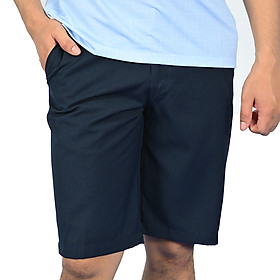 Quần tây short nam 0 ply xanh đen Regular fit NQSMMDMTRR2201190