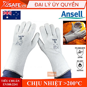 Mua Găng tay chịu nhiệt Ansell Crusader Flex 42-474 chống cháy chịu nhiệt trên 200 độ  dùng trong cơ khí  luyện kim  nhà bếp