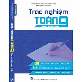 Hình ảnh Sách - Trắc nghiệm Toán 9 (Đáp án - Lời giải chi tiết)