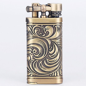 Mua Hộp Qụet Bật Lửa JF096 Thiết Kế Đẹp Độc Lạ Ngọn Lửa Cong Mạnh Mẽ - Dùng Gas Cao Cấp ( Giao màu ngẫu nhiên )