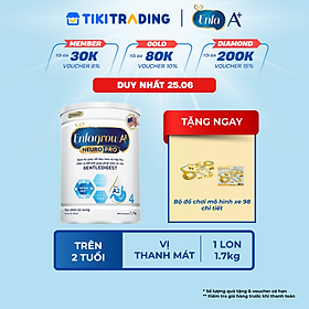 Sữa bột Enfagrow A2 Neuropro 4 1.7kg giúp dễ tiêu hóa, hấp thu dành cho trẻ 3-6 tuổi