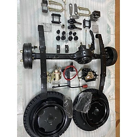Mua Bộ phụ tùng chế xe đầy đủ cầu liền 90cm số lùi cốt 17li dùng cho động cơ 100 110 125cc