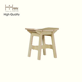Mua HAPPY FURNITURE   Gỗ tự nhiên   Ghế đẩu gỗ Plywood - AIDAN   GHE_008   40x35x43cm ( DxRxC)