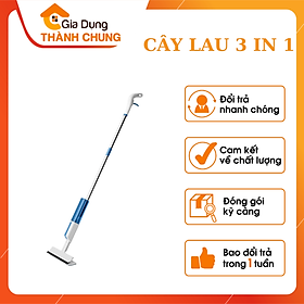 Cây Lau Kính, Phun Sương, Gạt Nước Thành Chung Tích Hợp 3 Trong 1 Tiện Lợi