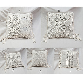 Mua Vỏ Gối trang trí macrame trang trí nội thất - ảnh thật - nhiều màu