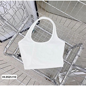 Áo croptop cổ yếm ba màu - Áo bra cổ chui siêu xinh