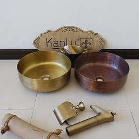 Mua LAVABO ĐỒNG THAU