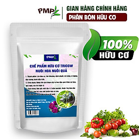 Phân Bón Hữu Cơ Tricow PMP Nuôi Hoa Nuôi Quả Cho Cây Cảnh, Rau Sạch, Hoa Túi 1Kg