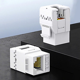 Mua Nhân mạng âm tường Cat6 Ugreen 8P8C | Tốc độ lên tới 1Gbps | Chân kim tiếp xúc mạ vàng 24K | Hàng chính hãng | Bảo hành 18 Tháng