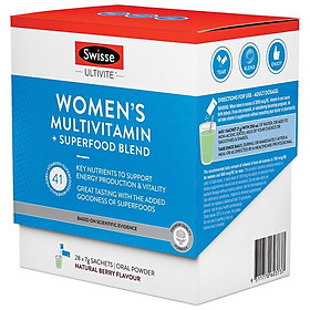 Swisse Ultivite Women's Multivitamin + Superfood Blend 28 pack