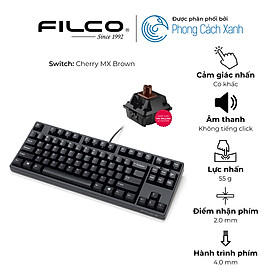 Bàn phím cơ Filco Majestouch 3 Tenkeyless - Hàng Chính Hãng