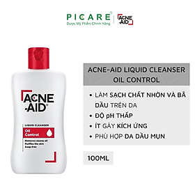 Hình ảnh Sữa Rửa Mặt Làm Sạch Và Giảm Mụn Acne-Aid Liquid Cleanser 100ml