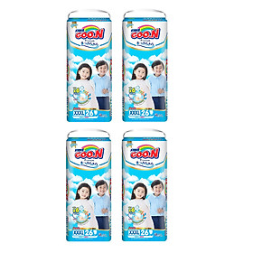 Combo 4 gói Tã Quần Goo.n Premium XXXL26 (18-30kg)