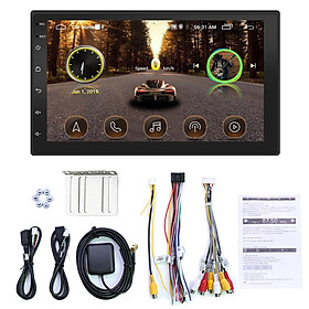 7 Inch Car MP5 Player Double Din 2 Din Car Stereo BT WiFi Touchscreen Monitor FM Car Radio with GPS Navigation