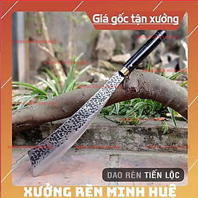 Mua Bộ 2 Dao Nhíp Đa Dụng Chuyên Chặt (Tặng Dao Thái 50K) - Cán Gỗ Khâu Đồng