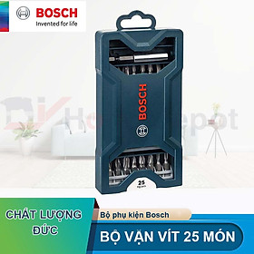Hình ảnh Bộ mũi vặn vít Bosch 25 món 2607017400