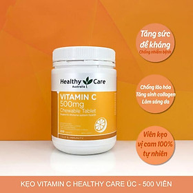 Kẹo Vitamin C Healthy Care - Úc tăng sức đề kháng, làm sáng da