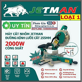 Mua Máy Cắt Nhôm Trượt JETMAN 2000W JM-256 Chính Hãng