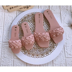Dép đôi cho mẹ bé sz 21-39 Hồng -kem from nhỏ