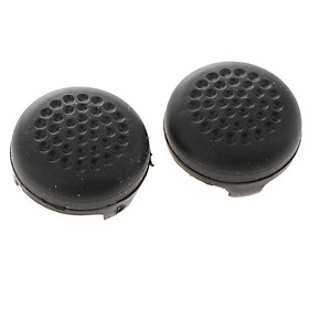 2Pcs Thumb Grips Protector Cap Cover For  4  Controller Black