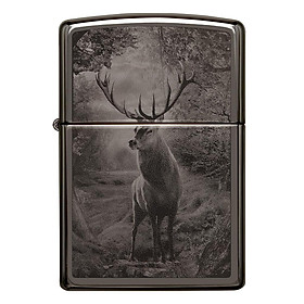 Bật Lửa Zippo 49059 – Zippo Deer Design Black Ice