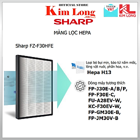 FZ-F30HFE Màng lọc Hepa Sharp dành cho Sharp F30E-C, J30E-A B, A28EV-W