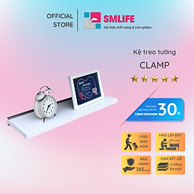 Kệ Gỗ Treo Tường Thanh Ngang SMLIFE S60 - Kết Hợp Giữa Thép Và Gỗ Dễ Lắp Đặt Trang Trí Dành Cho Căn Hộ Nhỏ
