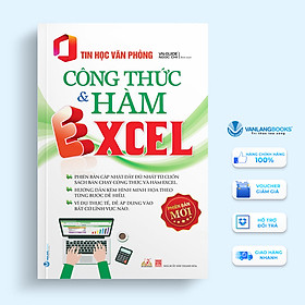 Hình ảnh Tin Học Văn Phòng - Công Thức Và Hàm Excel - Vanlangbooks