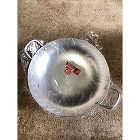 Mua Chảo nhôm hai quai dày loại 1 size 12-36cm hiệu con sư tử chảo chiên xào thức ăn