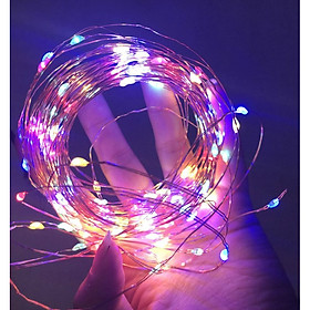 Mua Đèn led đom đóm fairy light dây đồng trang trí decor phòng  cắm trại tạo không gian cổ tích lãng mạn - Đầu cắm USB cắm củ sạc điện thoại  lấy điện lưới