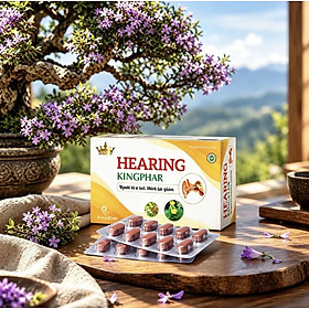 Viên uống Hearing Kingphar , hộp 30v, tăng cường thính giác, giảm ù tai