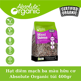Hạt diêm mạch hữu cơ Absolute Organic Quinoa Mixed 3 loại diêm mạch