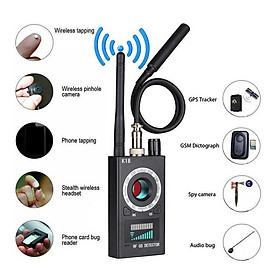 RF Signal detector Anti-spy Detector Camera K18 GSM Audio Bug Finder GPS Scan