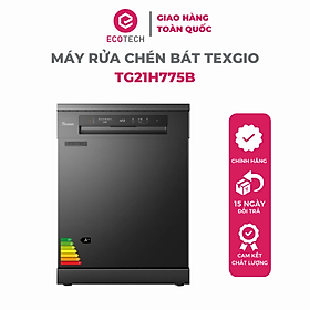Mua Máy Rửa Bát Texgio 13 Bộ TG21H775B - Có Thể Lắp Âm - Diệt Khuẩn UV - Hàng Chính Hãng