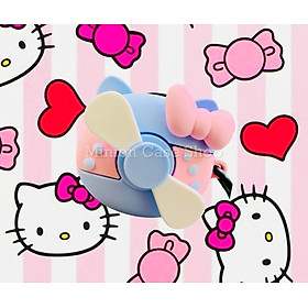 Case bảo vệ dành cho Airpods 3 Chong chóng Hello Kitty chất liệu silicon 3d cao cấp