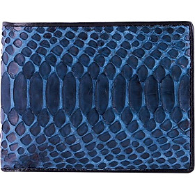 Ví Nam Da Trăn Huy Hoàng HT2307 (12.5 x 10 cm) - Xanh Đậm