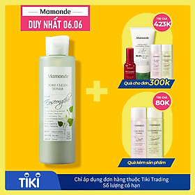 Nước Cân Bằng Làm Sạch Dầu Nhờn Và Ngăn Ngừa Mụn Mamonde Pore Clean Toner (250ml) 110651163