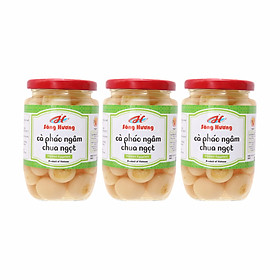 3 Hũ Cà Pháo Muối Ngâm Chua Ngọt Sông Hương Hũ 370g