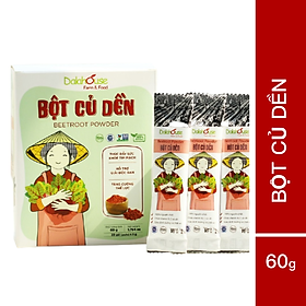 Bột củ dền Dalahouse Hộp 60gr- Nguyên chất sấy lạnh - O rganic giúp bổ máu