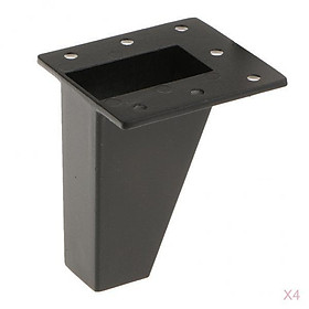 4 Pieces Metal Furniture Sofa Legs Anti-damp Feet for Couch Chair Cabinet