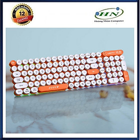 Mua Bàn phím Bluetooth không dây LANGTU OG102 nút tròn hình tổ ong có đèn led viền bắt mắt với 3 cách kết nối tiện lợi - HN- HÀNG CHÍNH HÃNG