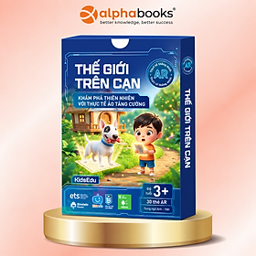 Thẻ Học Thông Minh AR - Thế Giới Trên Cạn - KidsEdu - Alpha Books
