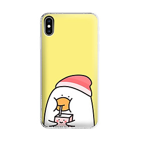 Ốp lưng dẻo cho điện thoại Iphone XS MAX - 01017 7900 DUCK03 - Hàng Chính Hãng