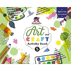 Art and Craft Activity Book 5 for 8-9 Year old kids with free craft material