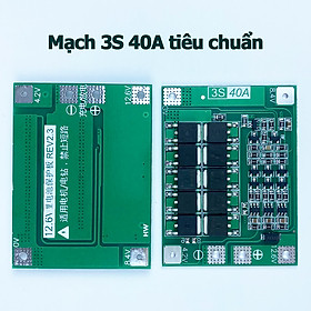 Bảng mạch cân bằng bảo vệ pin Li-ion 3S 4S 40A 60A BMS 18650 11.1V 12.6V 14.8V 16.8V