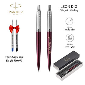 Bút Ký Tên Parker, Viết Bi Kí Cao Cấp Jotter Đ-PTB Purple CT TB6-1953412, Khắc Tên Chữ Miễn Phí, Quà Tặng Cho Sếp