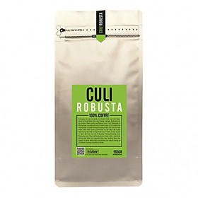 Cà phê culi robusta nguyên hạt 500g - the kaffeine