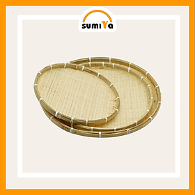 Mua Mẹt tròn tre đan kín  mẹt tre trang trí