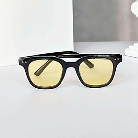 Kính râm unisex dáng vuông basic gọng nhựa nhiều màu